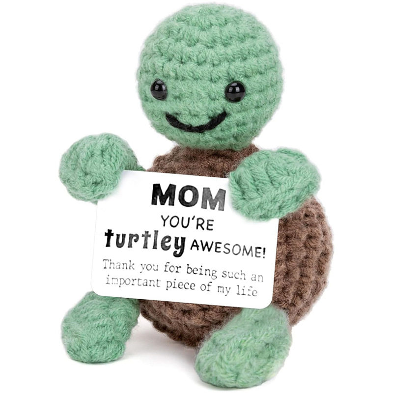 Hand-knitted woolen plush toys, emotional support, positive energy, potato, penguin, pea gifts, crocheted toy ornaments thumbnail 8