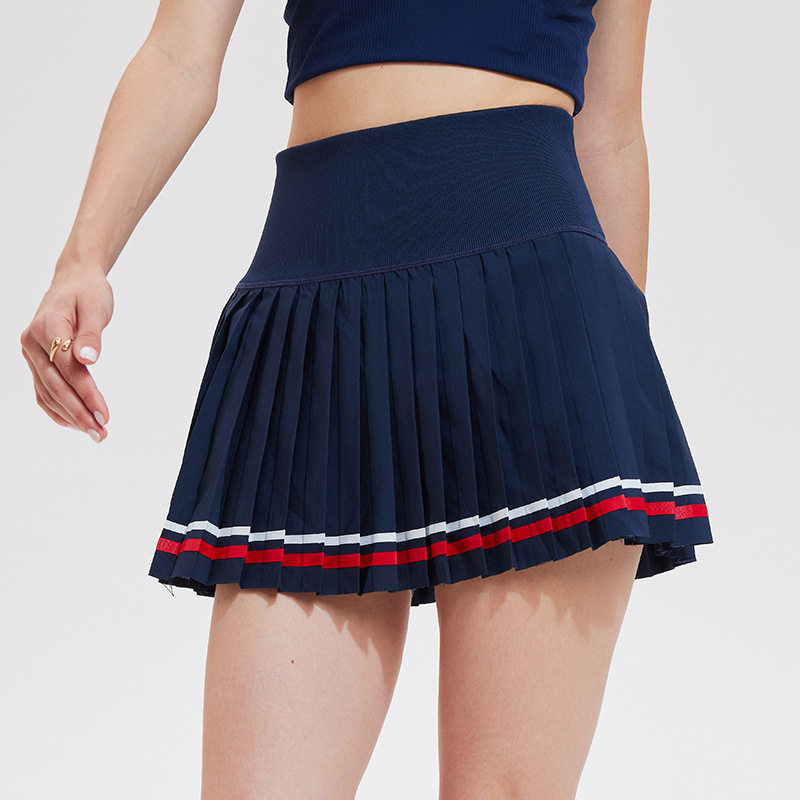 新款网球裙高腰显瘦网球服速干半身百褶裙羽毛球跑步健身运动短裙,运动服/休闲服装,运动半身裙,淘宝优惠券,粉丝福利购,淘宝优惠卷