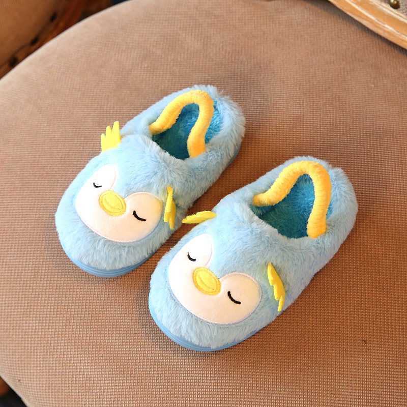 Pantoufles enfants en autre pour hiver - semelle caoutchouc antidérapant - Ref 1010297 Image 3