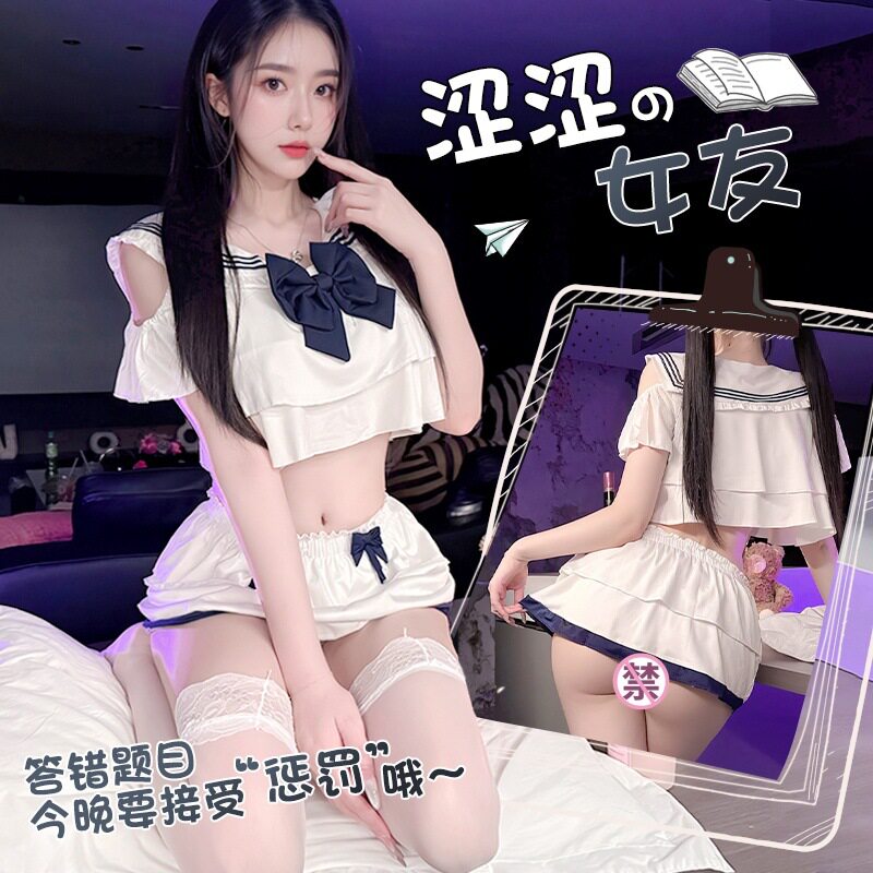 jk制服套装学院风半身裙日系原创秋冬百褶裙子少女学生水手服上衣