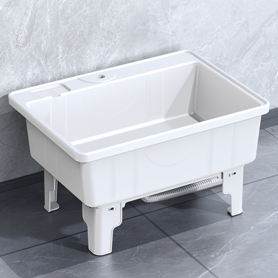 金友春拖把池家用阳台卫生间拖把槽池盆塑料洗墩布池子可移动