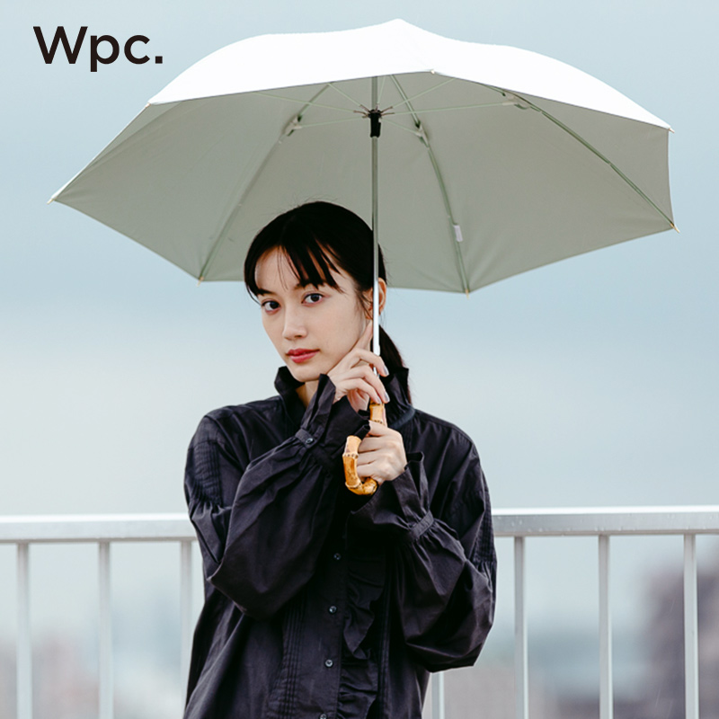Wpc.卡片伞遮光遮热轻量彩胶遮阳伞素色百搭出行防晒太阳伞