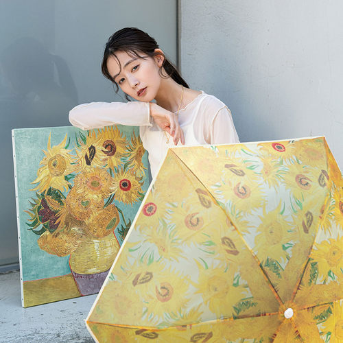 wpc.透明三折雨伞艺术长柄伞复古