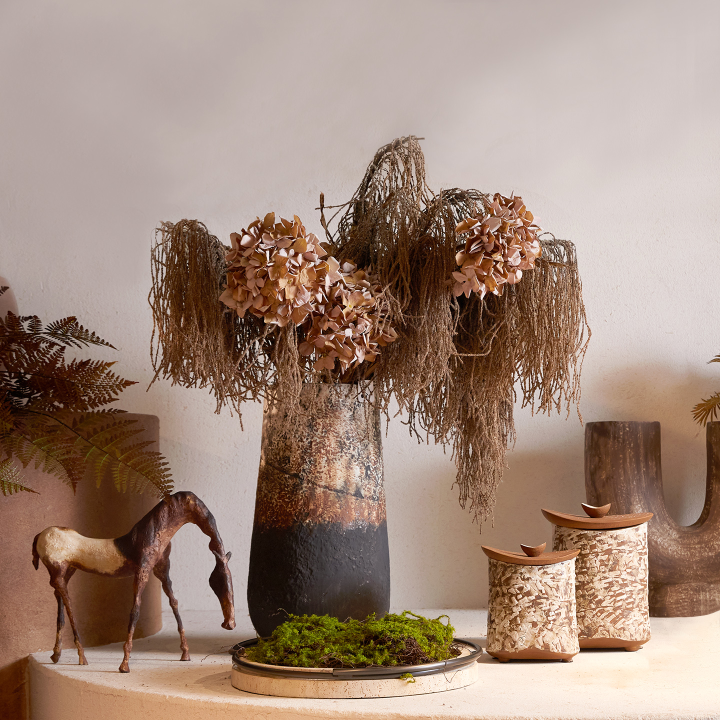 怀旧复古侘寂风摆件民宿软装组合