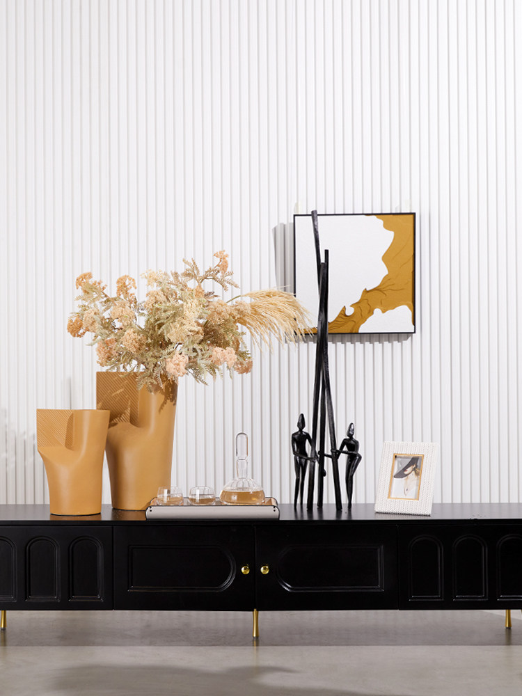 北欧创意陶瓷干花花瓶摆件客厅插花现代简约风样板房家居软装饰品,家居饰品,花瓶,淘宝优惠券,粉丝福利购,淘宝优惠卷