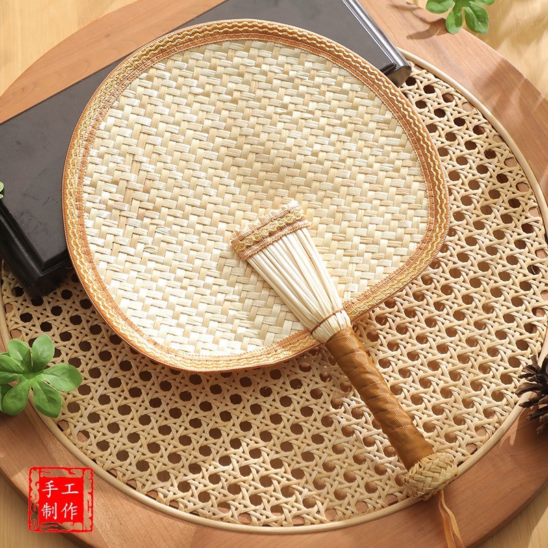 扇子夏季麦秆大蒲扇o编织老式手摇婴儿芭蕉宝宝少儿家用小扇子