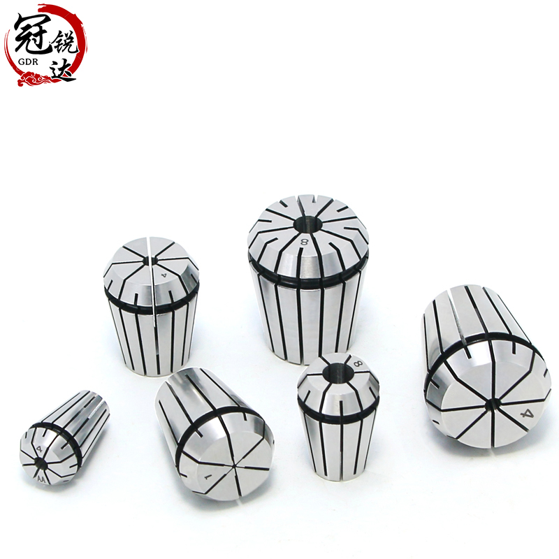 ER8夹a头铣刀弹性夹头筒夹嗦咀雕刻机夹数控筒夹ER8-6mm-5mm 3.17