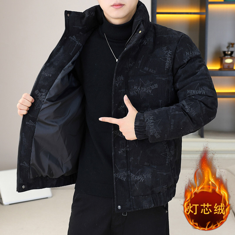 男士灯芯绒加厚保暖棉衣棉袄