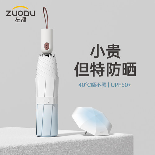 太阳越毒效果越好渐变遮阳伞