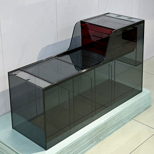 X5灰玻一体加工中心抛光底过滤缸干湿分离盒沉淀仓免换水定制定做