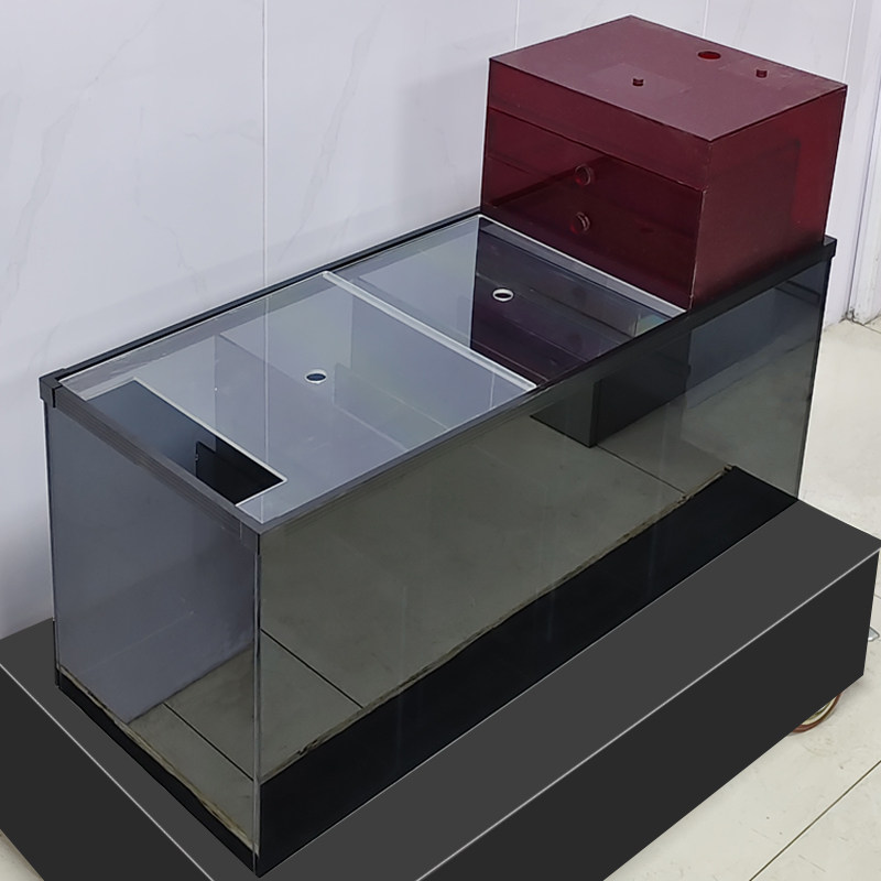 X1系列灰玻鱼缸底滤双层亚克力干湿盒沉淀仓下过滤海水免换水定制,宠物/宠物食品及用品,桌面缸,淘宝优惠券,粉丝福利购,淘宝优惠卷