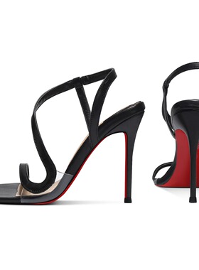 大码45性感高跟鞋CD伪娘TS情趣变装L职业情调性用品宴会红色底