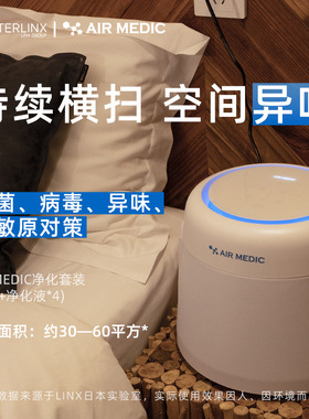 INTERLINX日本进口AIR MEDIC宠物杀菌净化器除臭去异味家庭犬猫舍