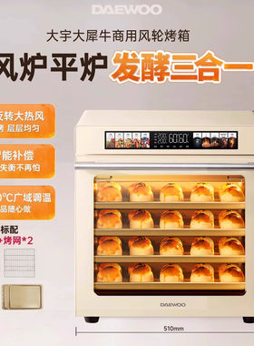 大宇大犀牛电烤箱商用大容量风平炉一体私房烘焙专用家用披萨KX11