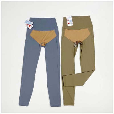 女高腰收腹蜜桃臀运动瑜伽裤