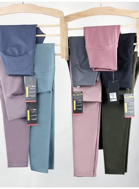 无痕裸感瑜伽服运动裤原厂提臀高腰裤瑜伽裤高弹可外穿健身裤