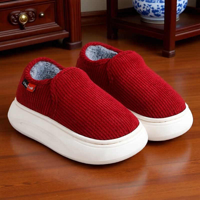情侣棉拖鞋女厚底包跟一脚蹬加绒保暖防滑居家棉鞋男居家室内外穿,居家布艺,居家棉拖/棉鞋,淘宝优惠券,粉丝福利购,淘宝优惠卷