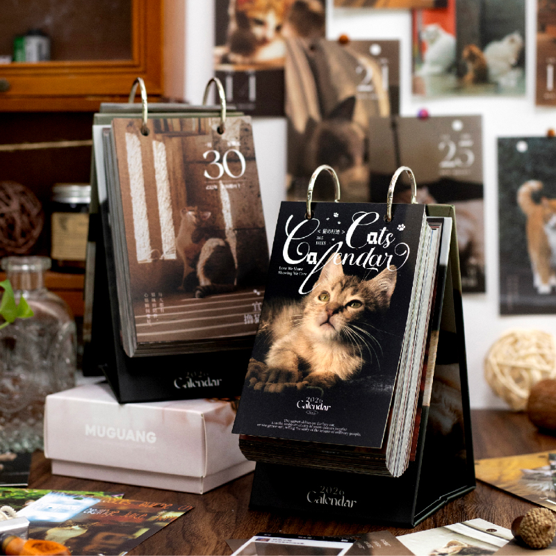 暮光猫的行迹系列欧美风365台历