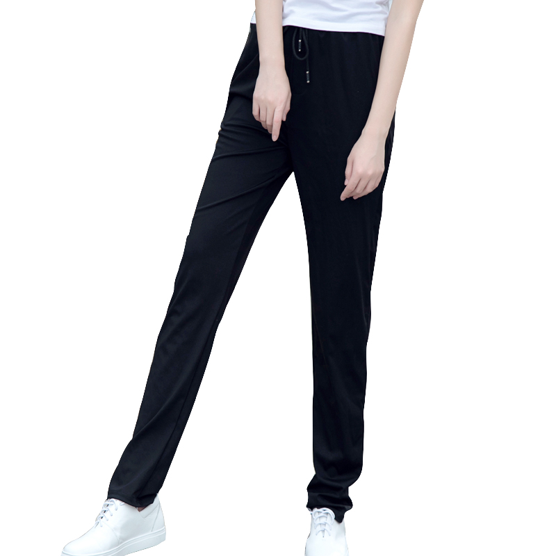 休閑運(yùn)動(dòng)褲女學(xué)生韓版寬松原宿bf風(fēng)長(zhǎng)褲春夏薄款高腰顯瘦哈倫褲子