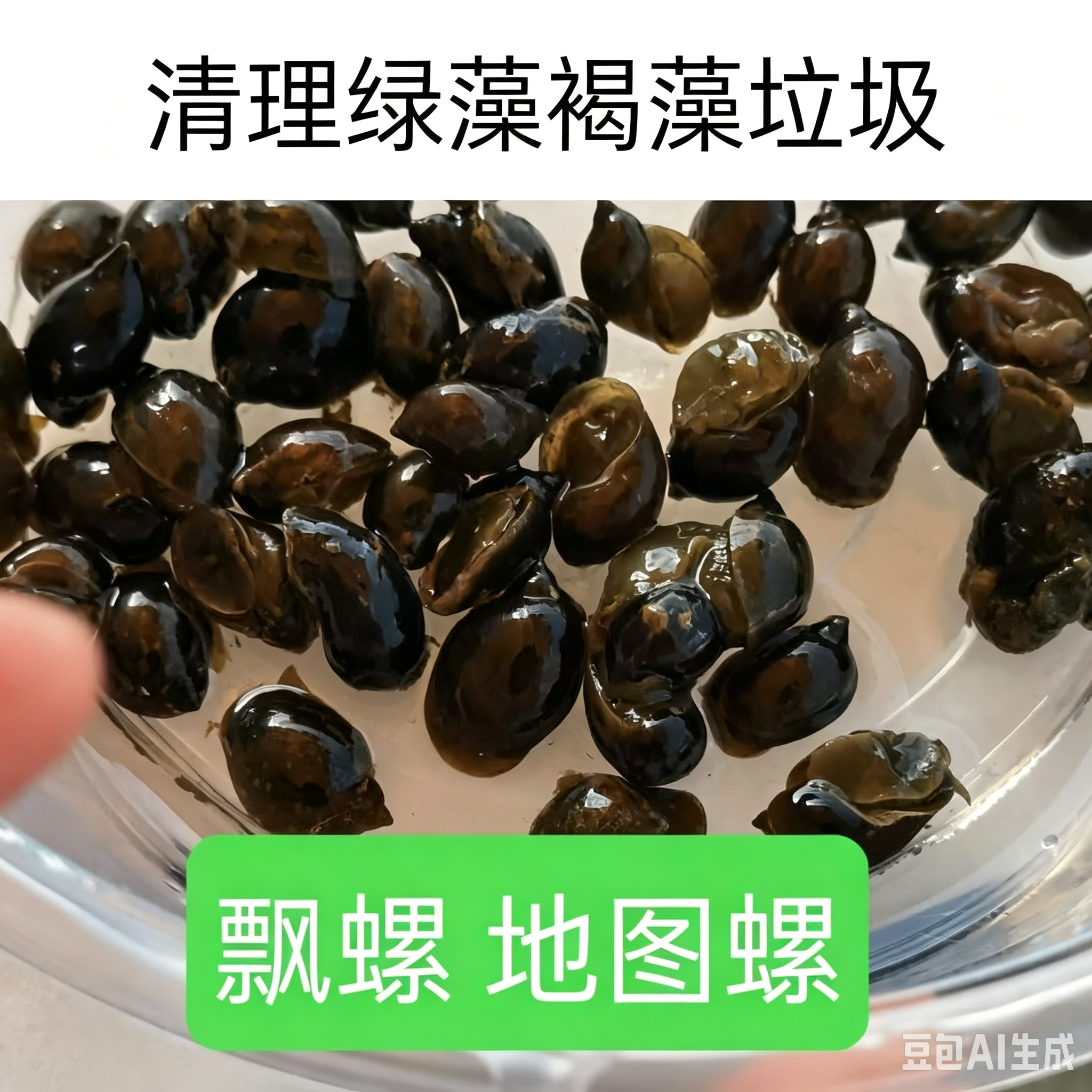 老北京螺饲料囊螺地图螺飘螺幼龟开口除藻活体饲料脆螺宠物蜗牛