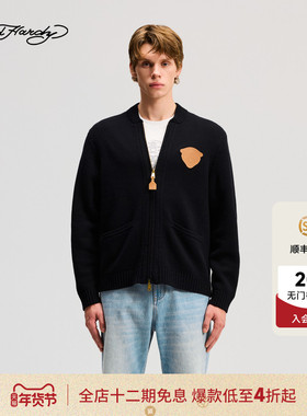 Ed Hardy埃德哈迪冬季流行新款男士高领宽松针织衫ERDM