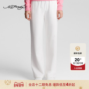 Ed Hardy埃德哈迪2025冬季新款女士直筒长裤休闲裤E1RTW410