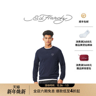 Hardy埃德哈迪冬季 针织衫 新款 美式 虎头圆领绣花 男士