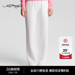 Ed Hardy埃德哈迪冬季新款女士直筒长裤休闲裤