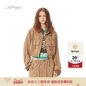 Hardy埃德哈迪春季 流行新款 女士连帽长袖 正肩夹克衫