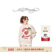 Hardy埃德哈迪冬季 新款 美式 虎头女士潮牌时尚 圆领套头卫衣