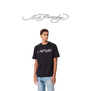 Hardy埃德哈迪秋季 新款 正肩男士 T恤 短袖 博主同款