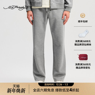 烫钻合身长裤 男士 新款 E1RDM048 Hardy埃德哈迪2025冬季