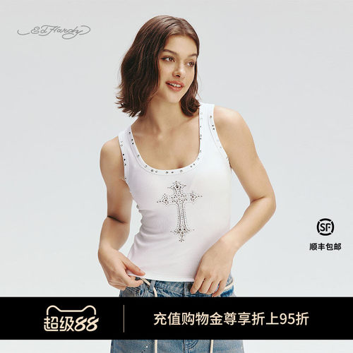 EdHardy女士圆领背心吊带
