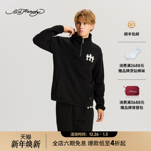 贴皮绣绣花套头衫 男士 新款 E1RCM513 Hardy埃德哈迪2025冬季