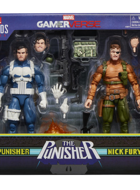 迅合行 漫威MarvelLegends 惩罚者尼克弗瑞双人套 6寸人偶手办