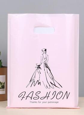 新款网红服装店手提袋衣服袋子塑料袋礼品袋购物袋卡通迷你饰爆款