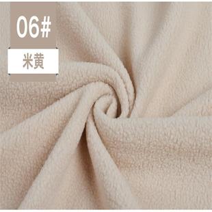 厂家现货单面双面全涤摇粒绒校服冲锋衣外套服装布料绒布针织爆款