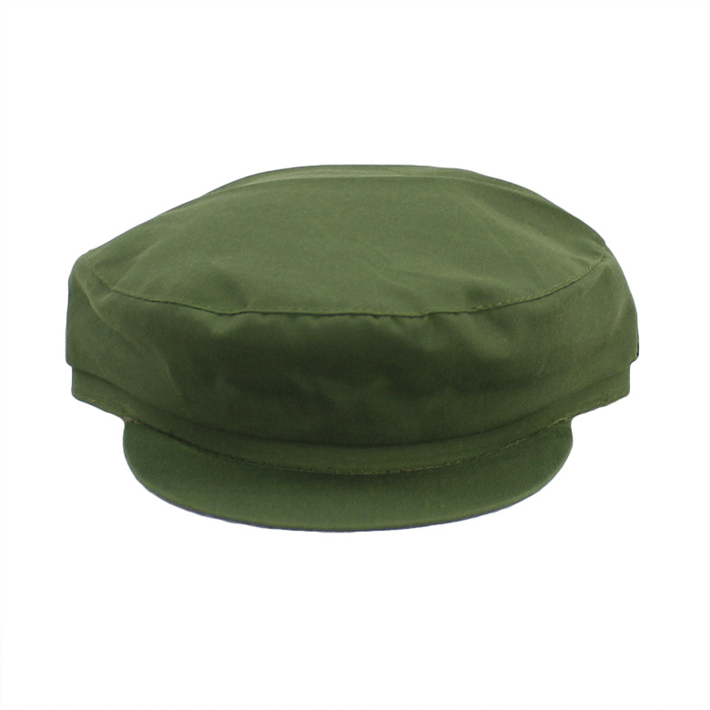 老式红卫兵五角星军绿色报童帽