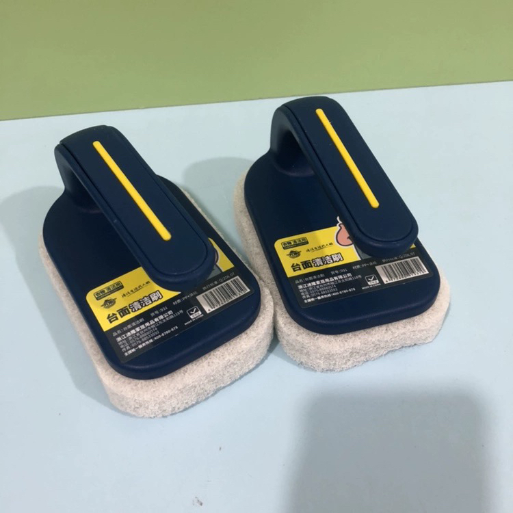 大鹏931台面清洁刷子锅刷塑料带把手厨房灶台餐桌面刷多用百洁布