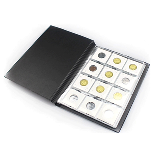 古钱币收藏册纸夹定位册空册120格（不含纸夹）