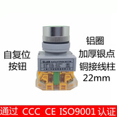 LAY7 Y090 LAY37 上海三利按钮开关自复位 PBC 11BN平头启动点动