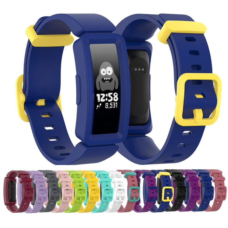 适用fitbit ACE2儿童手环手表带防摔防水运动腕带inspire/hr通用