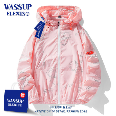 WASSUPELEXIS冰丝防晒衣男女夏