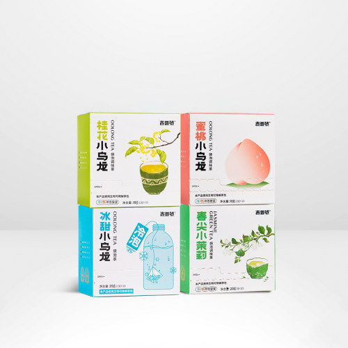 吉普号夏日冷泡蜜桃桂花乌龙茶白桃水果袋泡茶包冰甜乌龙花茶叶