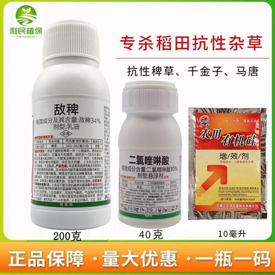 敌稗二氯喹啉酸稗草除草剂