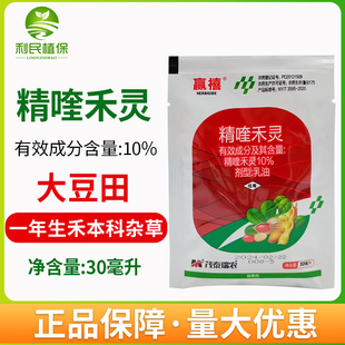 精喹禾灵乳油10% 大豆田花生田苗后除草剂农药