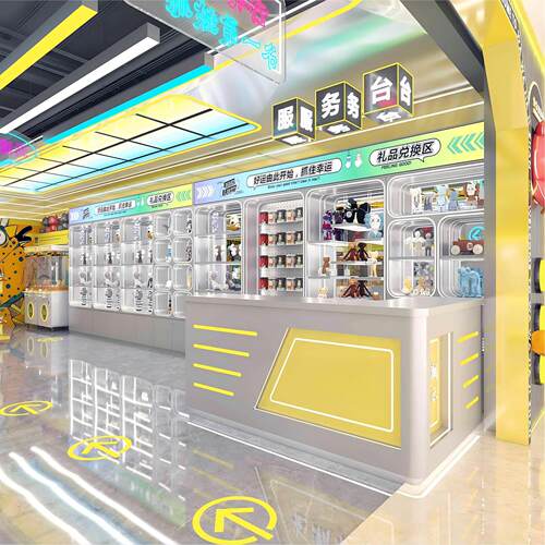 连示锁潮玩店玩具货架展示店/展柜电玩城礼品商场柜潮玩展柜