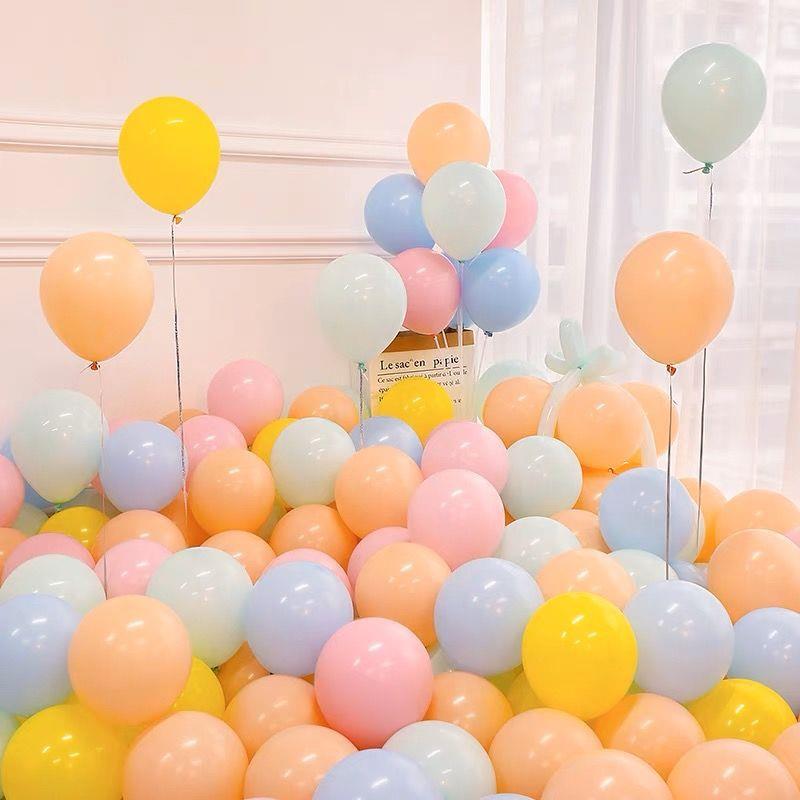 100个加厚马龙色开0婚业/布置气球庆婚房生日结婚装饰卡KTV包邮