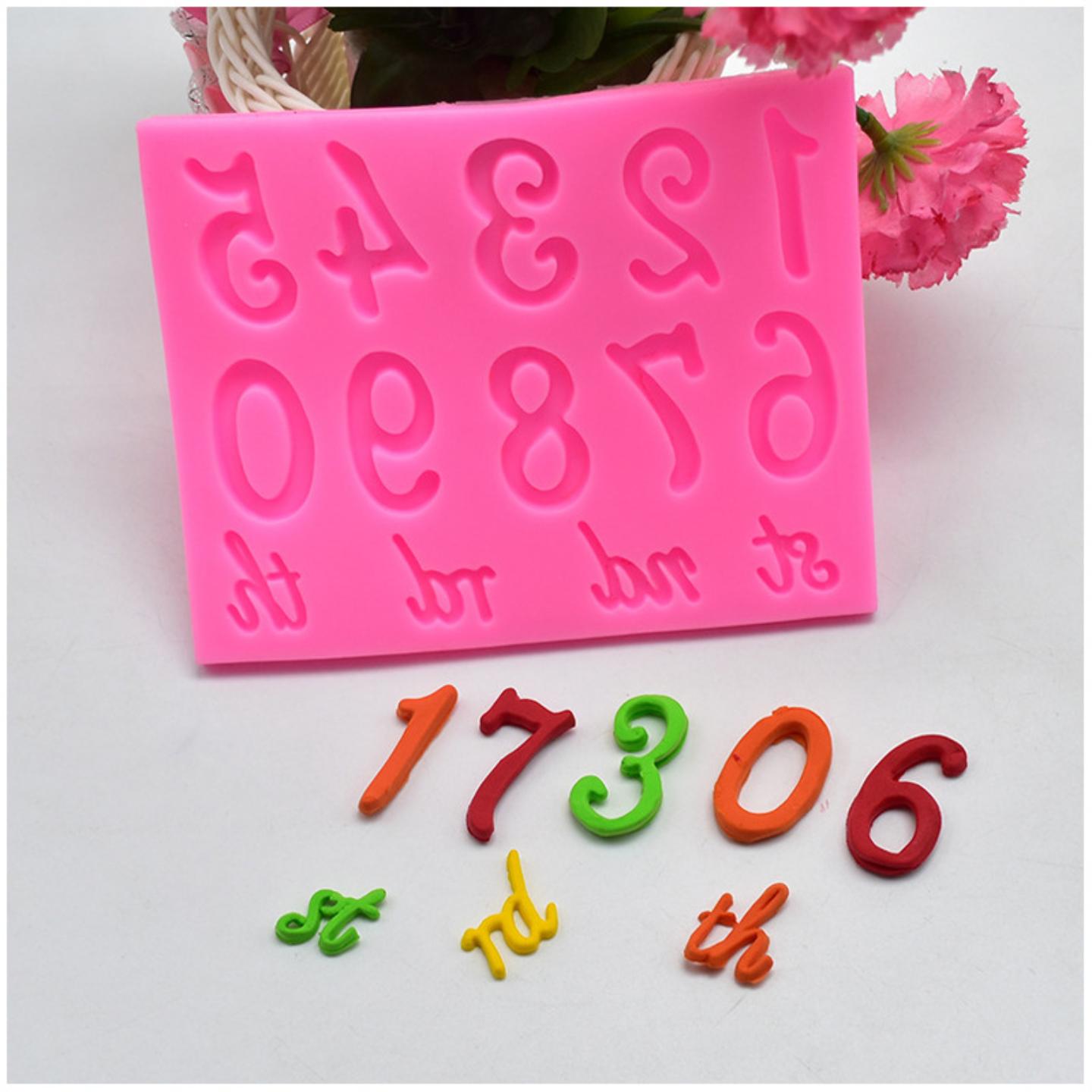 DIY烘焙大号阿拉伯数字字母蛋糕