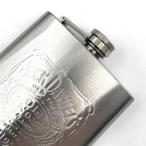 厂家直销俄罗斯携小酒杰 壶户外随身便8盎司克酒瓶不锈HL-8oz钢酒